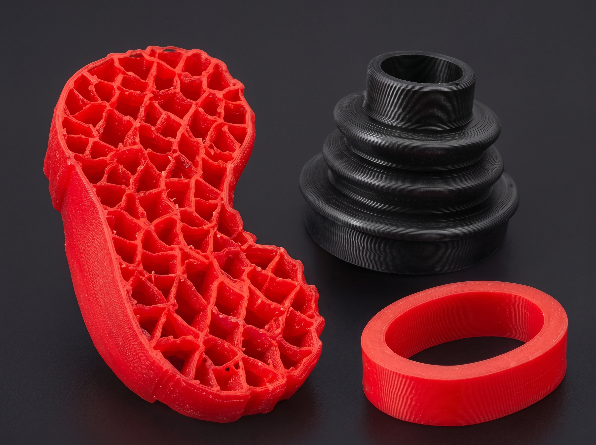 PIEZAS EN TPU FLEXIBLE